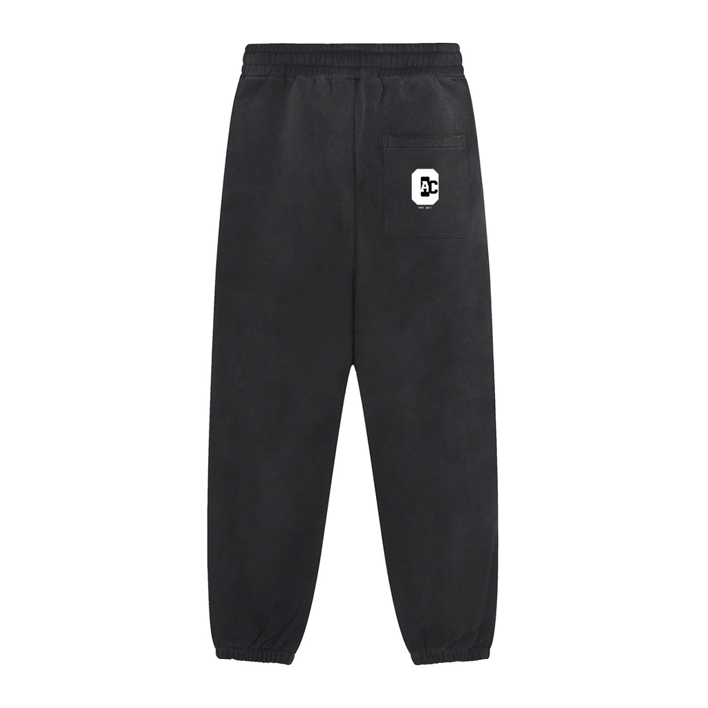 Sun Fade Contrast Tape Fleece Jogged Sweatpants