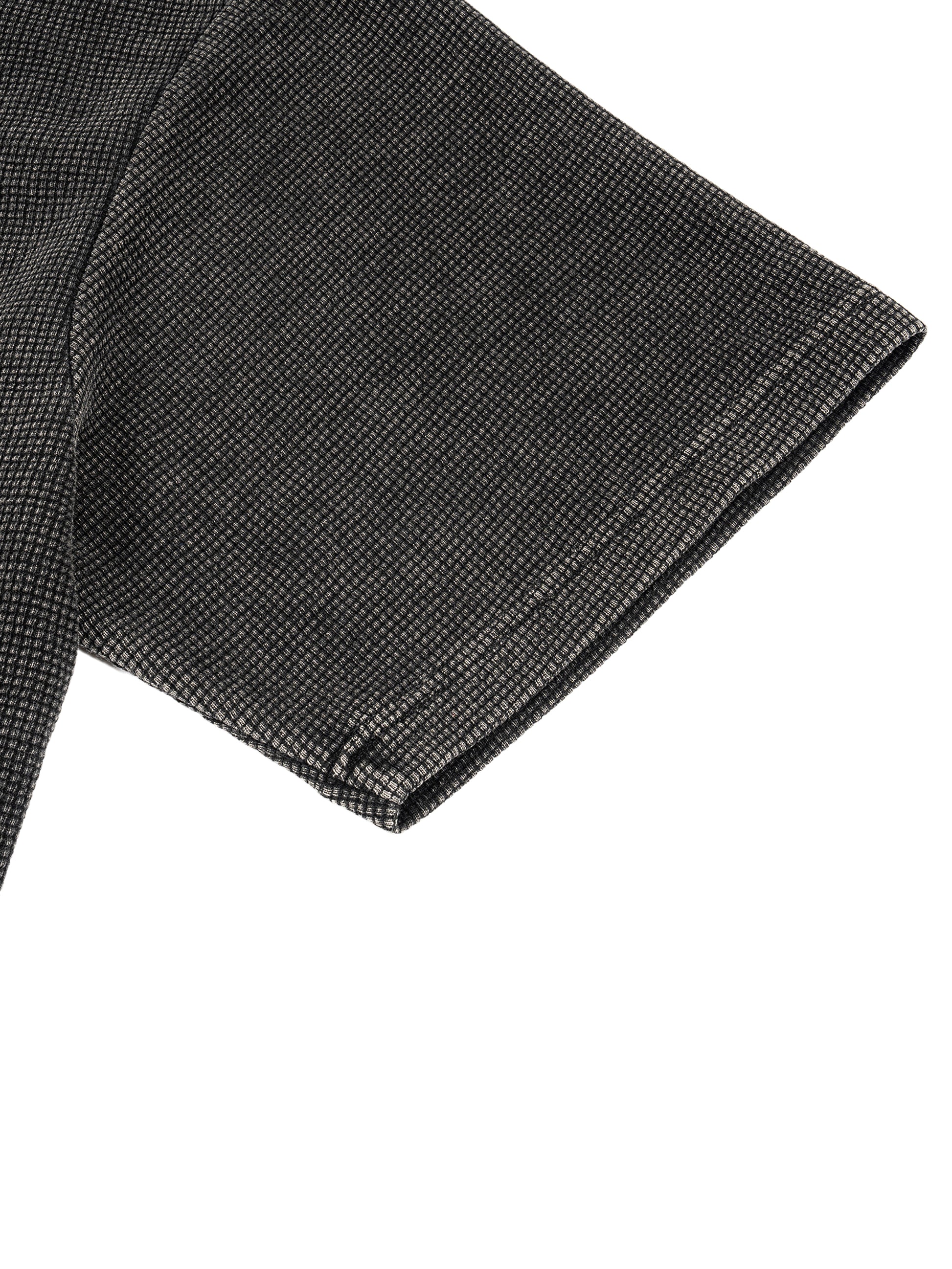 Textured Waffle Washed Boxy T-Shirt