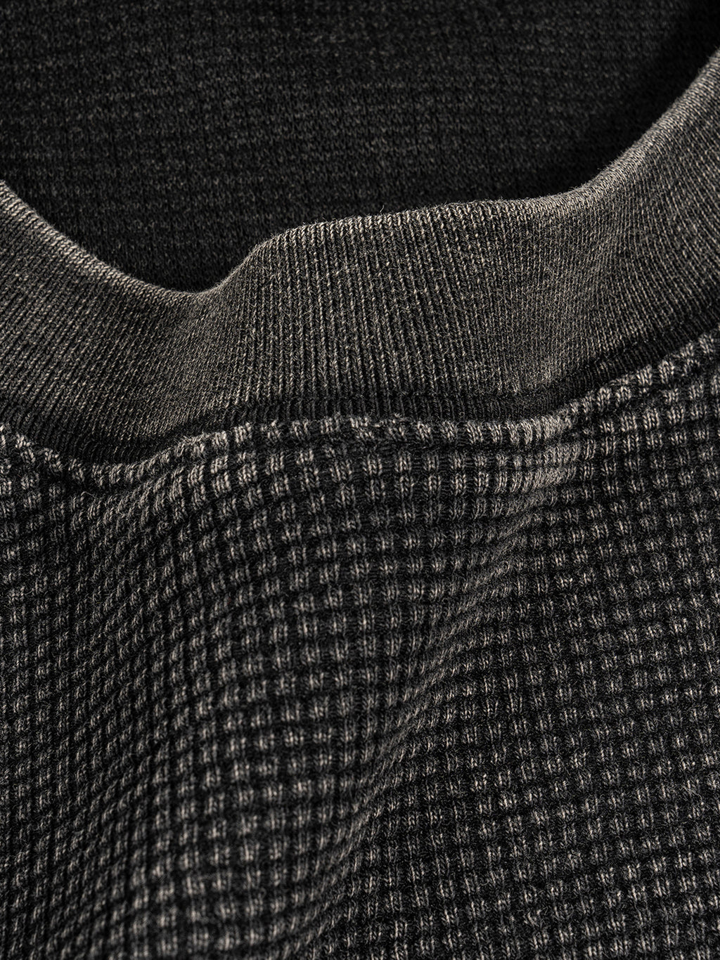 Textured Waffle Washed Boxy T-Shirt